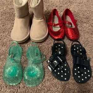 Toddler girl shoe lot size 6. Sandals Gap boots